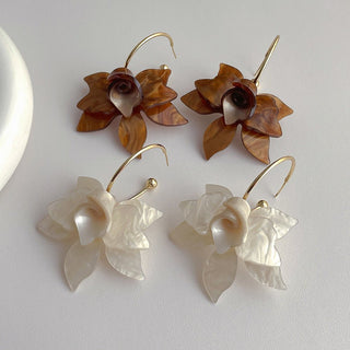 Micara - Boho Blossoms - Ohrringe - Ohrringe - Braun - Müller Mode