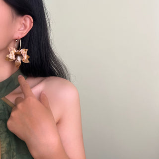 Micara - Boho Blossoms - Ohrringe - Ohrringe - Braun - Müller Mode