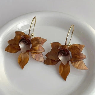 Micara - Boho Blossoms - Ohrringe - Ohrringe - Braun - Müller Mode