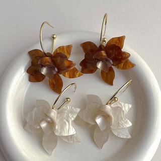 Micara - Boho Blossoms - Ohrringe - Ohrringe - Braun - Müller Mode
