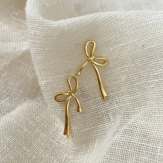 Micara - Bow Knots - Ohrringe - Ohrringe - Gold - Müller Mode