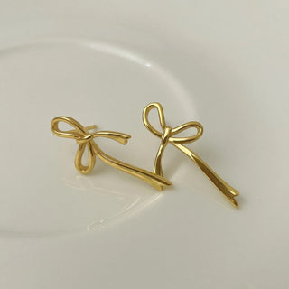 Micara - Bow Knots - Ohrringe - Ohrringe - Silber - Müller Mode