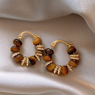 Micara - Bronze Beads - Ohrringe - Ohrringe - Braun - Müller Mode