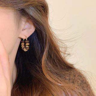 Micara - Bronze Beads - Ohrringe - Ohrringe - Braun - Müller Mode