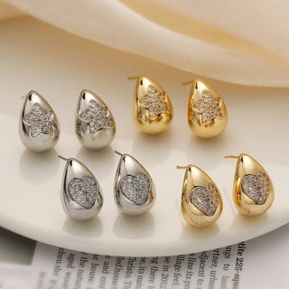 Micara - Celestial Drop - Ohrringe - Ohrringe - Silberner Stern - Müller Mode