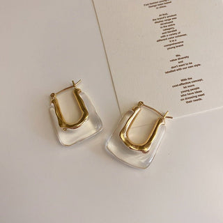 Micara - Citrine Arch - Ohrringe - Ohrringe - Durchsichtig - Müller Mode