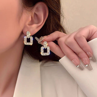 Micara - Crystal Charm - Ohrringe - Ohrringe - Quadratischen - Müller Mode