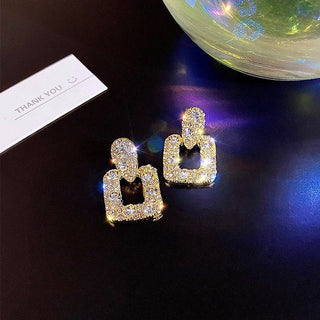 Micara - Crystal Charm - Ohrringe - Ohrringe - Quadratischen - Müller Mode