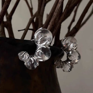 Micara - Crystal Drops - Ohrringe - Ohrringe - Transparent - Müller Mode