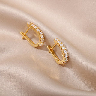 Micara - Crystal Kisses - Ohrringe - Ohrringe - Gold - Müller Mode