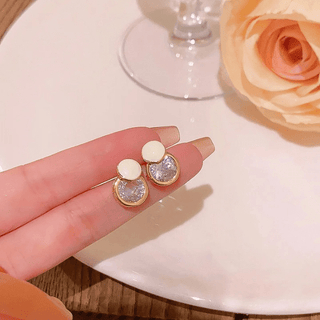 Micara - Crystal Orbs - Ohrringe - Ohrringe - Weiß - Müller Mode