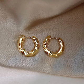 Micara - Curved Glam - Ohrringe - Ohrringe - Gold - Müller Mode