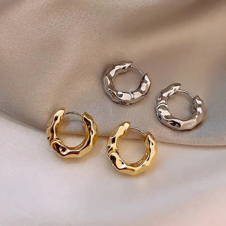 Micara - Curved Glam - Ohrringe - Ohrringe - Silber - Müller Mode