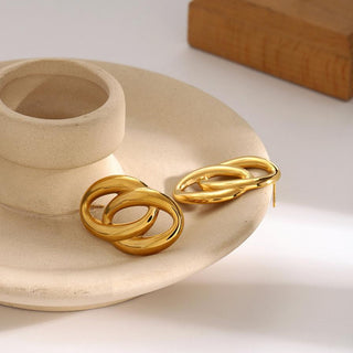 Micara - Double Deluxe - Ohrringe - Ohrringe - Gold - Müller Mode