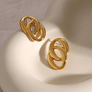 Micara - Double Deluxe - Ohrringe - Ohrringe - Gold - Müller Mode