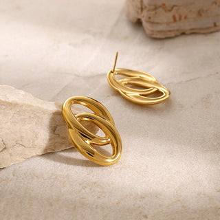 Micara - Double Deluxe - Ohrringe - Ohrringe - Gold - Müller Mode