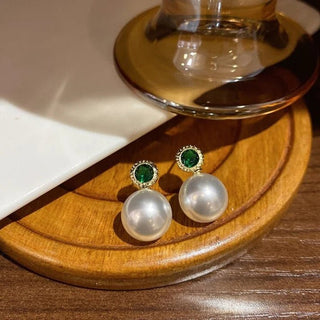 Micara - Emerald Elegance - Ohrringe - Ohrringe - Perle - Müller Mode