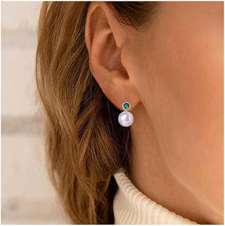 Micara - Emerald Elegance - Ohrringe - Ohrringe - Perle - Müller Mode