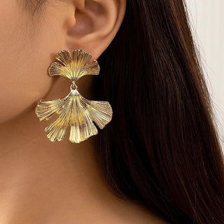Micara - Fan Flares - Ohrringe - Ohrringe - Gold - Müller Mode
