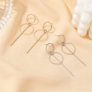 Micara - Geometric Dangles - Ohrringe - Ohrringe - Silber - Müller Mode