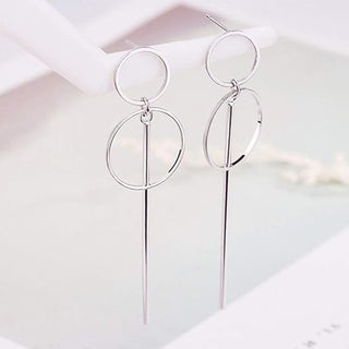 Micara - Geometric Dangles - Ohrringe - Ohrringe - Silber - Müller Mode