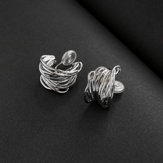 Micara - Glam Weavers - Ohrringe - Ohrringe - Silber - Müller Mode