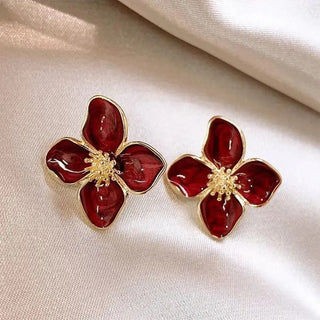 Micara - Glazed Flora - Ohrringe - Ohrringe - Rot - Müller Mode