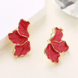 Micara - Glazed Petals - Ohrringe - Ohrringe - Rot - Müller Mode