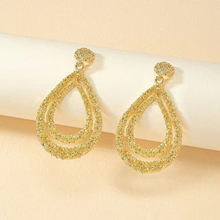 Micara - Glitzy Drops - Ohrringe - Ohrringe - Gold - Müller Mode