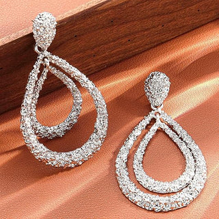 Micara - Glitzy Drops - Ohrringe - Ohrringe - Silber - Müller Mode