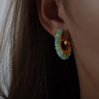 Micara - Gypsy Hoops - Ohrringe - Ohrringe - Mehrfarbig - Müller Mode