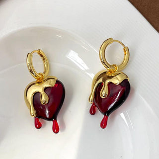 Micara - Heart Melts - Ohrringe - Ohrringe - Rot - Müller Mode