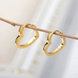 Micara - Heartful Hoops - Ohrringe - Ohrringe - Gold - Müller Mode