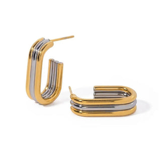 Micara - Helix Halo - Ohrringe - Ohrringe - Gold Silber - Müller Mode