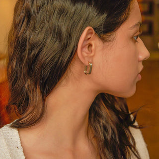 Micara - Helix Halo - Ohrringe - Ohrringe - Gold Silber - Müller Mode