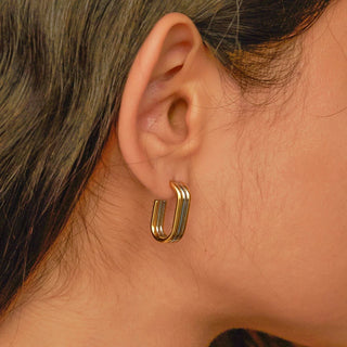 Micara - Helix Halo - Ohrringe - Ohrringe - Gold Silber - Müller Mode