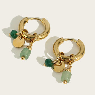 Micara - Jade Dangle - Ohrringe - Ohrringe - Grüner Charme - Müller Mode