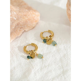 Micara - Jade Dangle - Ohrringe - Ohrringe - Grüner Charme - Müller Mode