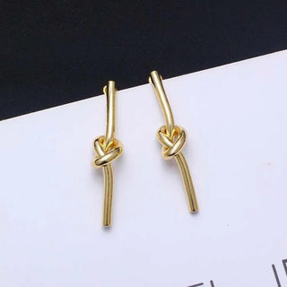 Micara - Knotty Dangles - Ohrringe - Ohrringe - Gold - Müller Mode