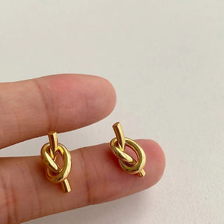Micara - Knotty Duo - Ohrringe - Ohrringe - Gold - Müller Mode