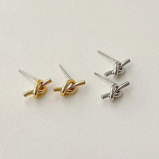Micara - Knotty Duo - Ohrringe - Ohrringe - Silber - Müller Mode