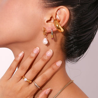 Micara - Knotty Pearls - Ohrringe - Ohrringe - Perle - Müller Mode