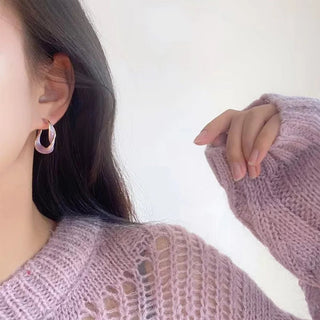 Micara - Lavender Curve - Ohrringe - Ohrringe - Lila - Müller Mode