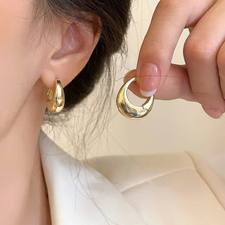 Micara - Lunar Hoops - Ohrringe - Ohrringe - Gold - Müller Mode