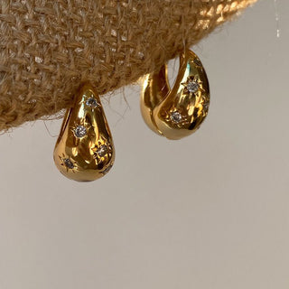 Micara - Luxe Pears - Ohrringe - Ohrringe - Gold - Müller Mode