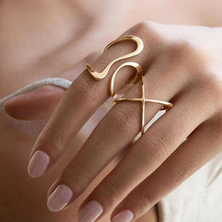 Micara - Luxe Twisters - Ringe - Ringe - Gold - Müller Mode