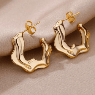 Micara - Molten Gold - Ohrringe - Ohrringe - Gold - Müller Mode