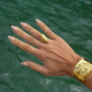 Micara - Nautilus Shell - Ringe - Ringe - Gold - Müller Mode
