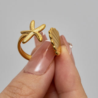 Micara - Ocean Embrace - Ringe - Ringe - Gold - Müller Mode