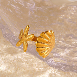 Micara - Ocean Embrace - Ringe - Ringe - Gold - Müller Mode